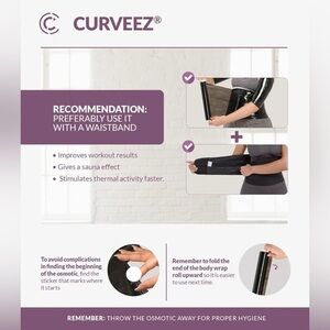 Osmotic Plastic Body Wrap for Men & Women - Sweat Enhancer - DIY Sauna Wrap